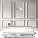 Ready-to-assemble 6-FRAME Wainscoting Kit With Pre-cut Moulding Trim. Fixed Price $107.99.