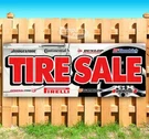 Tire Sale Brands Clearance Banner Advertising Vinyl Flag Sign Inv Bargain. Fixed Price $59.71.