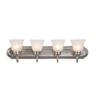 Yosemite Home Decor 4 Light Vanity 35 Satin Nickel. Fixed Price $87.43.