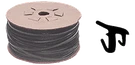 Crl 3/8" Roll-in Epdm Gasket For Tapered Sidelite Rails, 500'. Fixed Price $1974.62.