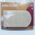 Ace Reusable Felt Sliders For Hardwood Floors #5425798 Pcs.. Fixed Price $16.75.
