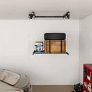 Overhead Garage Storage Rack 4X4 Ft Heavy-duty Organizer With Safety Lock. Fixed Price $241.00.