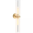 Kohler Lighting 27264-SC02 Purist 29" Tall Sconce Brushed Moderne Brass. Fixed Price $350.00.