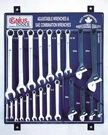 Genius Tools 44 Piece Sae Adjustable & Combination Wrench Display Board Hs-.... Fixed Price $681.22.