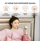 Gorapture Infrared Sauna Blanket Fast Sweating Body Shape Pink Color Read Desc. Fixed Price $79.99.