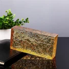 Yutianli Yellow Transparent Ice Crystal Patterned Glass Blocks Wall Decor Sol.... Fixed Price $31.47.
