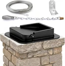 13X13 Chimney Damper Kit Wood Fireplace Double-seal Air Tight Stop Cast Aluminum. Fixed Price $93.35.