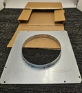 Zephyr 54190053 Front Panel Rough-in Plate Round 8". Fixed Price $36.75.