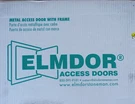 Elmdor DW18X18PC-SDL White Steel Drywall Access Door With 3 Latches; Ts. Fixed Price $34.93.
