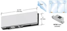 Crl PH10DA Satin Anodized Bottom Door Patch With 1NT302 Insert. Fixed Price $57.13.