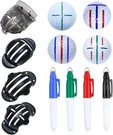Multicolor Golf Ball Markers 8-PACK Easy-dry Stencils For Unique Designs. Fixed Price $10.99.