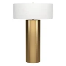 Henn&hart 24" Mid-century Modern 1-LIGHT Table Lamp With White Fabric Drum Shade. Fixed Price $124.35.