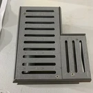 Nds Channel Drain 90 Degree Elbow And Grate, Gray Plastic, Model 2381. Fixed Price $29.99.