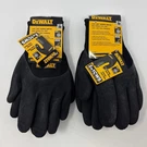 Dewalt DPG737M 2-IN-1 Cws Thermal Grip Work Gloves, Black, Size M, 2-PACK. Fixed Price $18.74.
