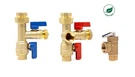 3/4'' Tankless Water Heater Isolation Valve Kit W/ Relief For Rheem, Rinai. Fixed Price $57.99.