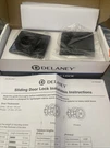 Delaney 370104 Contemporary Square Pocket Door Lock Privacy - Black. Fixed Price $29.99.