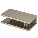 Crl NDC4BN Brushed Nickel No-drill Fixed Panel Glass Clamp. Fixed Price $10.74.