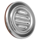 Crl 5-5/16" Speak Thru Aluminum No Draft For 1/4" To 1/2" Glass. Fixed Price $26.37.
