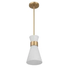 Robert Stevenson Lighting Kit Modern Minimalist Tapered Opal Glass And. Fixed Price $43.99.