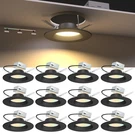 Lightdot 6 Inch Recessed Lighting Pack Black, 12W Dimmable Led Downlight 3.... Fixed Price $195.99.