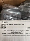 Box Of 10 Crl Taper-loc "x" Set For 9/16" & 11/16" Tapered Glass LTL96X1. Fixed Price $155.55.