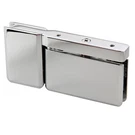 Polished Chrome Top Bottom Mount Senior Prima Pivot Hinge With Attached U-cla. Fixed Price $116.87.