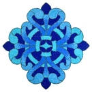 Artistry Mosaics Glass Regal Medallion Swimming Pool (48" X 48"). Fixed Price $1974.59.