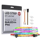 Fcob IP66 WS2811 Ic Rgb Strip 864LED/M Flexible High Density Color Ch.... Fixed Price $44.80.