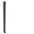 Cr Fence & Rail 2X End Post For V1 36" Vertical Guard Kit, Black Steel.. Fixed Price $56.98.