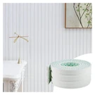 Yefanxi 4-IN White Eva Molding Peel And Stick Panel, 3D Flexible Fluted Self. Fixed Price $22.75.
