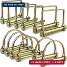 Wellmax 12-PACK Trailer Hitch Pin Assortment, 1/4" And 5/16" Diameter, Square. Fixed Price $18.11.