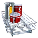 Lynk Professional Pull Out Cabinet Organizer, 11" X W 18" D, Chrome. Fixed Price $83.99.