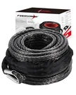 Fieryred Synthetic Winch Rope 3/8 85 Ft 26500 Lbs Line Cable .... Fixed Price $104.27.