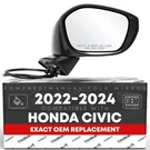 Passenger Side Replacement - Compatible Mirror, Black. Fixed Price $121.98.
