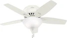 Hunter Newsome 51080 42" Indoor Ceiling Fan W/ Led Light Blades White. Fixed Price $139.99.