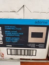 4 Pack Legrand Adorne Satin Nickel 2-GANG Wall Plate New. Fixed Price $115.00.