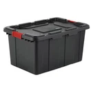 Sterilite 14669004 Stackable Storage Tote W/ Lid, 27 Gal, 30-1/2 In X 20-5/8. Fixed Price $30.49.