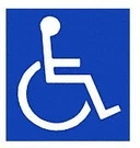 Crl Handicap Access Door Decal. Fixed Price $38.52.