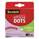 Scotch Mounting Adhesive Dots, 0.3" Dia, Transparent, 300/PACK. Fixed Price $11.44.