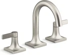 Kohler Venza 0.5 Gpm Widespread Bathroom Faucet K-28125-4N-BN Brushed Nickel. Fixed Price $219.95.