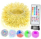 Color Changing Christmas String Lights With Clear Wire, Rgb Remote. Fixed Price $42.90.