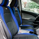 Fh Group Ultra Comfort Deluxe Leatherette 1ST Row Black & Blue Seat Cushions. Fixed Price $141.46.