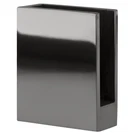 Chrome Blank Corner Clamp For 1/4" To 3/8" Glass By Laurence. Fixed Price $50.00.