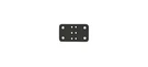 Hansen BPH3TBL Matte Black Trim-line 3" X 5" Base Plate. Fixed Price $71.55.