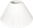 Royal Designs Coolie Empire Side Pleat Basic Lamp Shade, White, 6" X 18" 11.5,. Fixed Price $221.99.