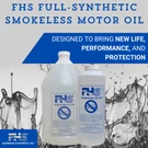 Fhs Full-synthetic Smokeless Motor Oil New Sae Multigrades. Fixed Price $75.00.