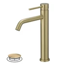 Homemystique Single Handle High Arc Vessel Sink Bathroom Faucet With Pop-up Drai. Fixed Price $18.03.