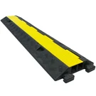 Electriduct 2 Channel Heavy Duty Rubber Cable Protector - Yellow Lid, Black Base. Fixed Price $135.99.