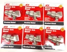 6 Pack Of Ace Hardware Brushed Nickel Swivel Shower Arm Mounts 5-1/2 X 4-5/8 In.. Fixed Price $29.99.