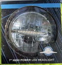 United Pacific 31513 7" High Power Led Headlight W/ 10 White Drl. Fixed Price $170.00.